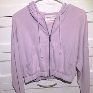 Aeropostale Purple (Lavender), Cropped Jacket | Color: Lavender | Size: XS |